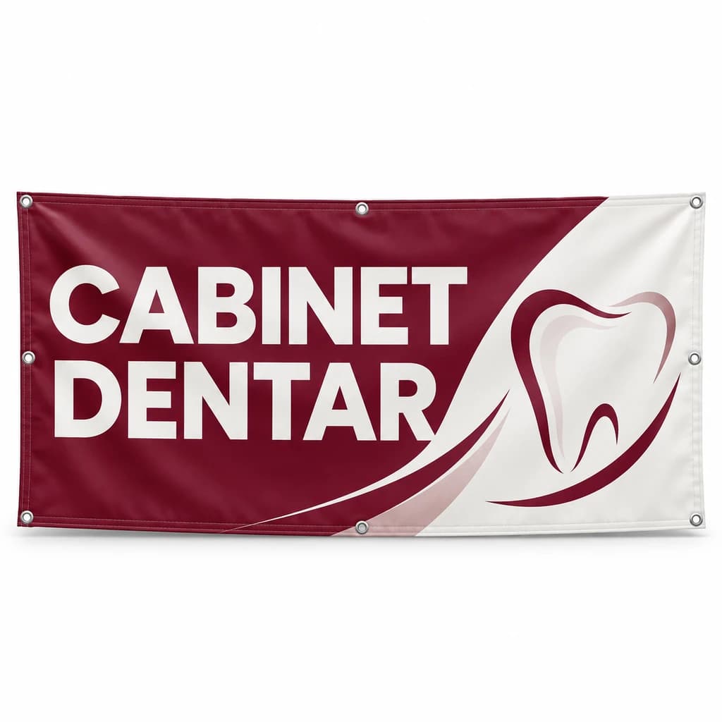 Banner cabinet dentar – model dinamic