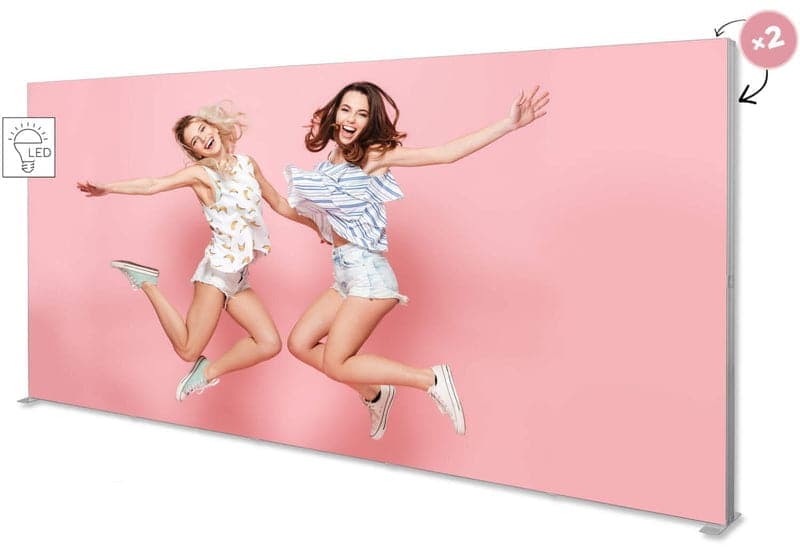 Casetă Luminoasă LED Textilă 600x250 cm