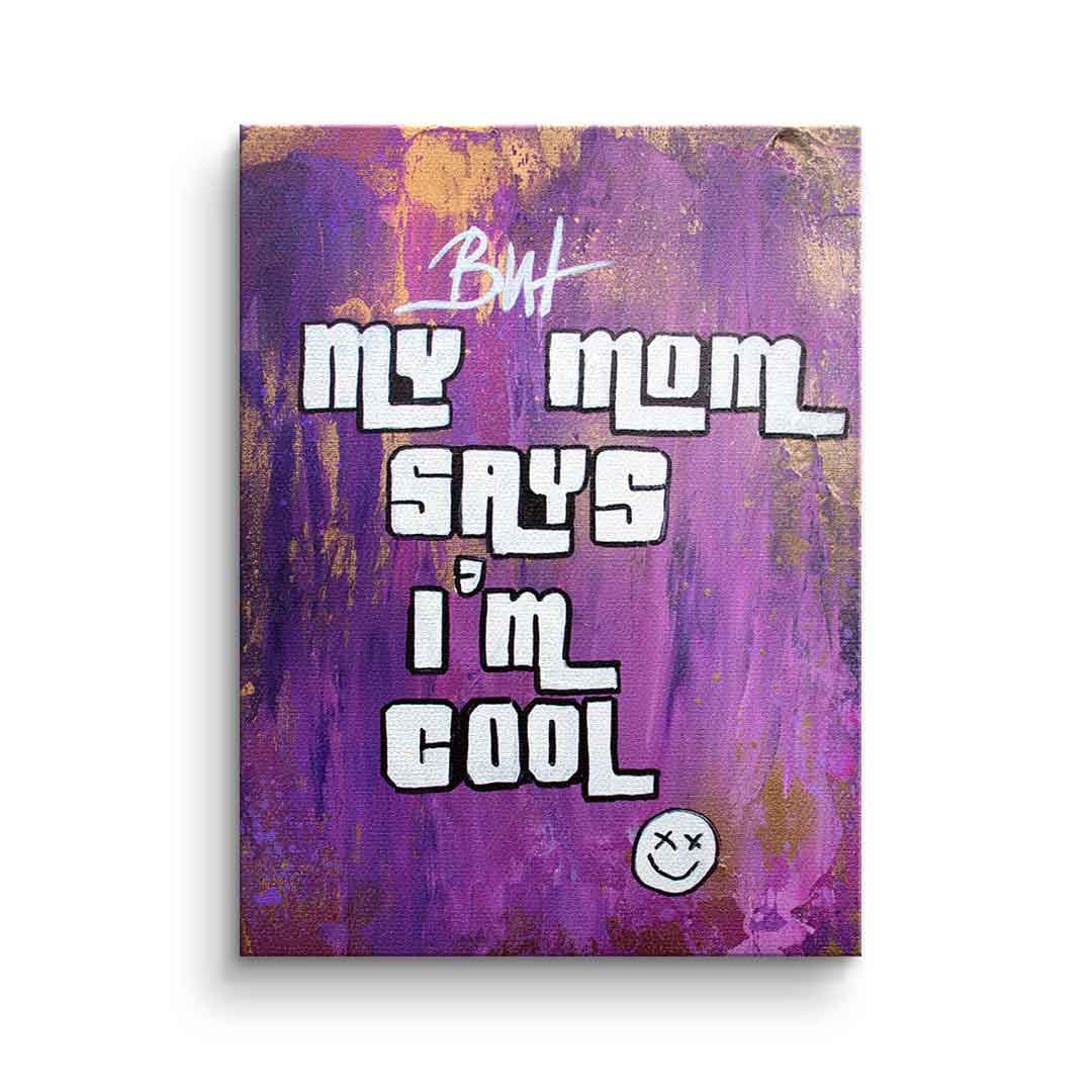 Tablou canvas citat amuzant despre mama – decor cameră gaming