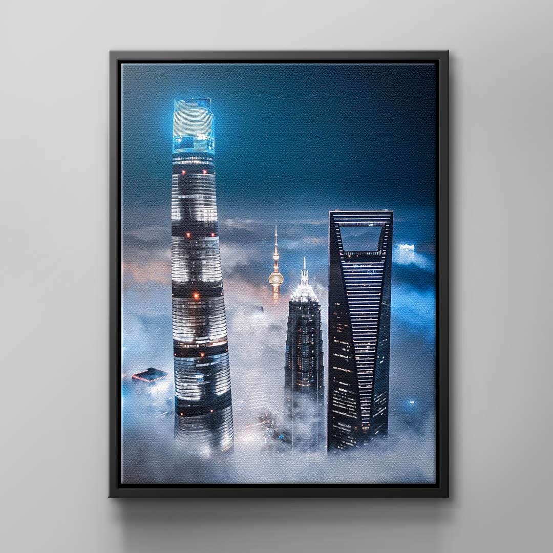 Tablou canvas zgârie-nori văzuți de jos – stil urban