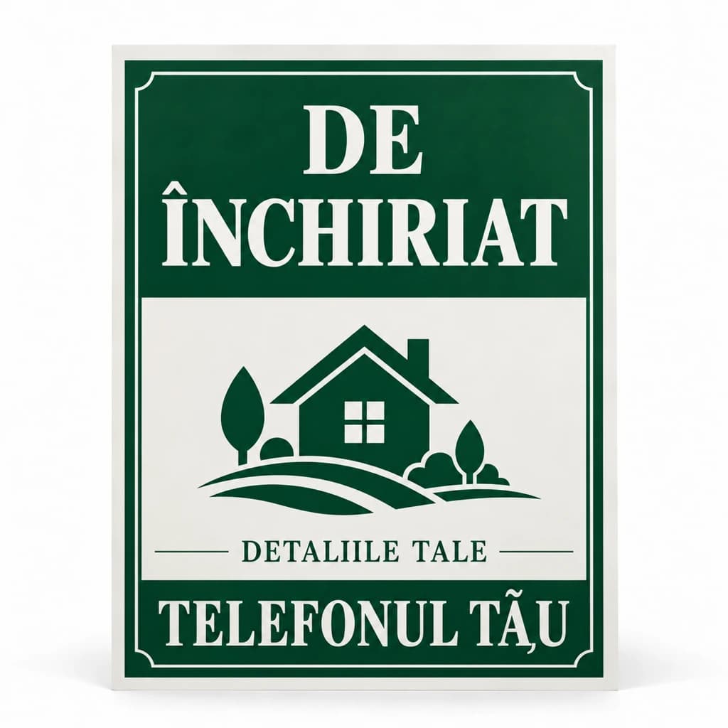 Afiș De închiriat personalizat