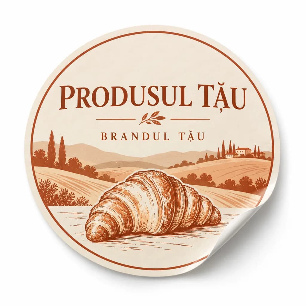 Etichete personalizate pentru patiserie
