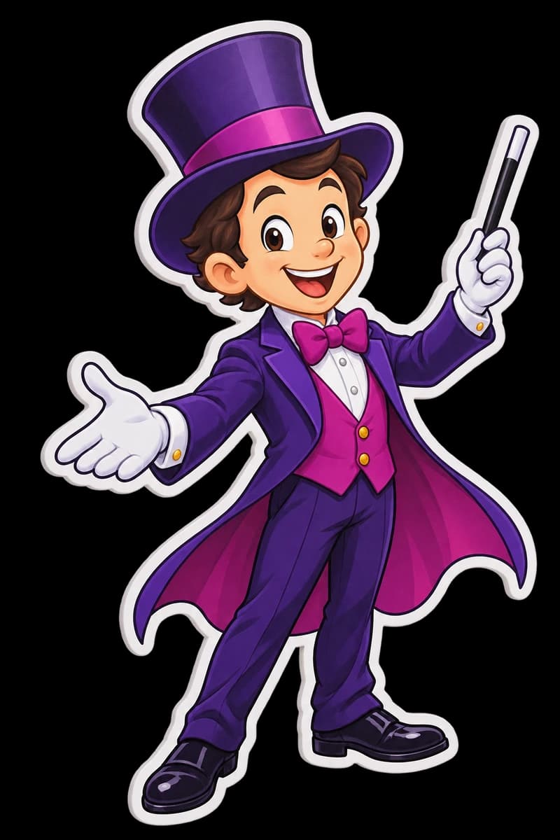 Decor Forex magician vesel decupat pe contur