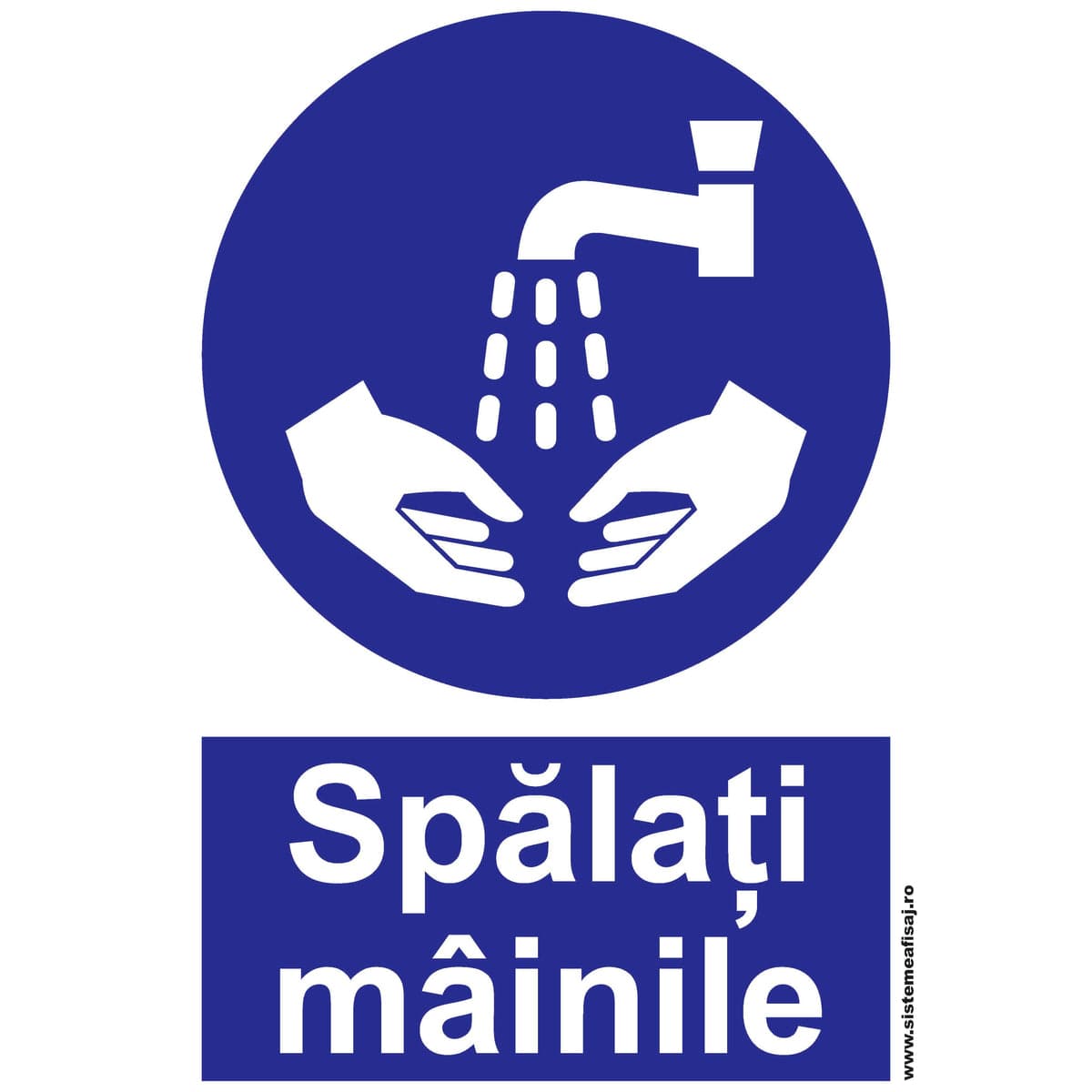 Semn Indicator Spalati Mainile