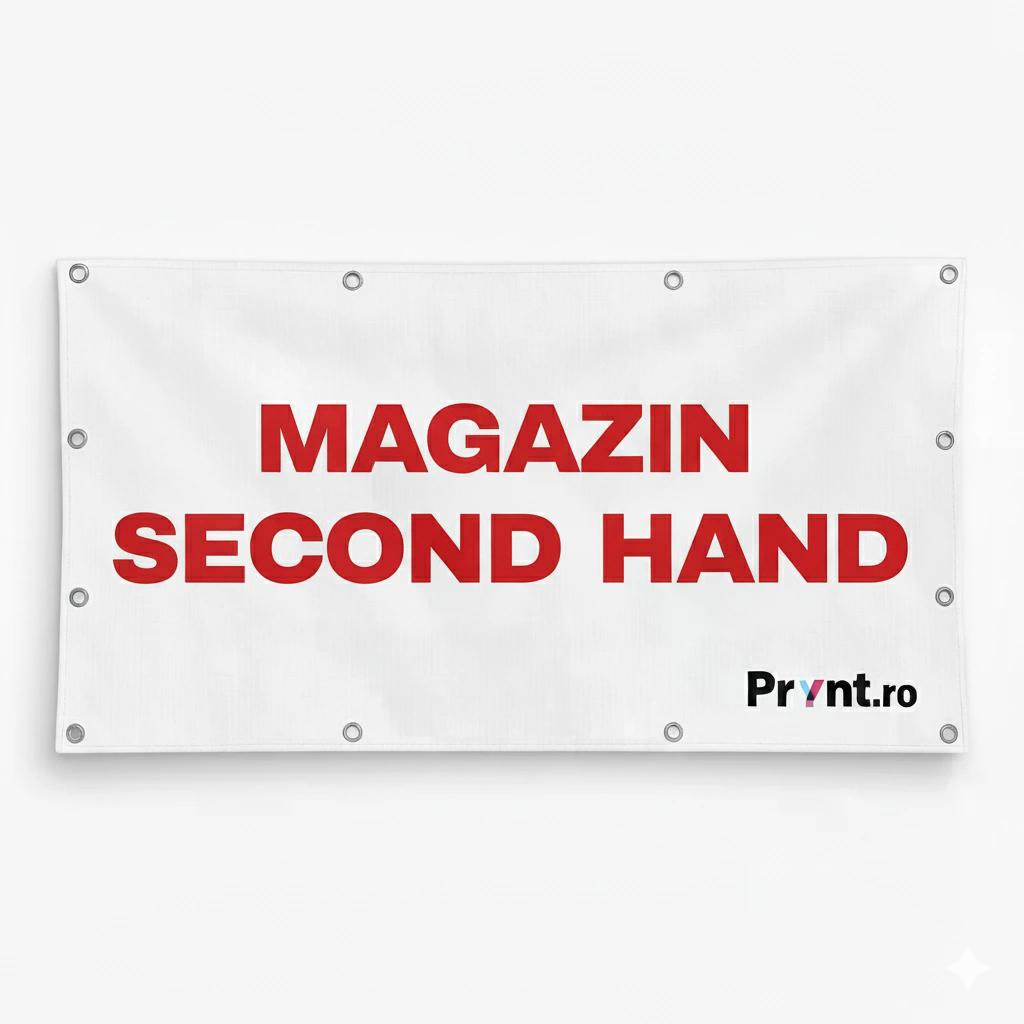 Banner - Magazin second hand